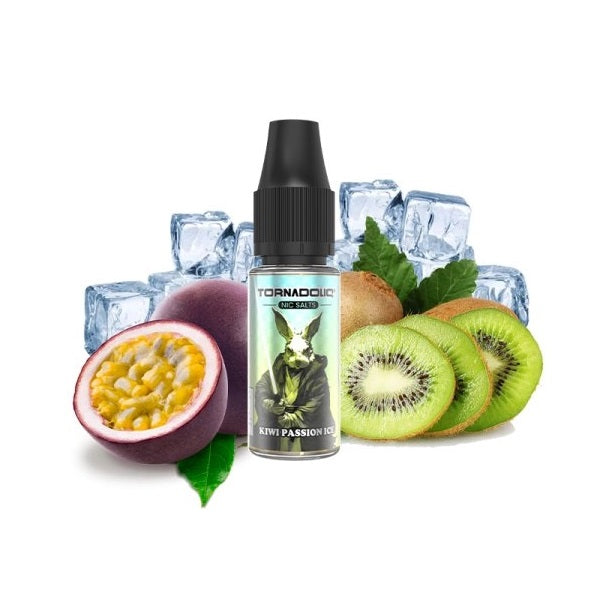 TORNADOLIQ -  KIWI PASSION ICE SEL DE NICOTINE 10ML